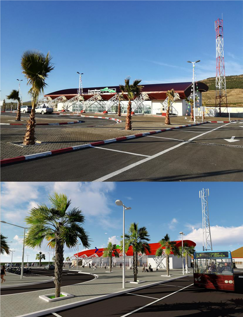 Fig. 2 -  Progettazione ed Esecuzione della nuova linea ferroviaria a binario unico Saida – Moulay Slissen