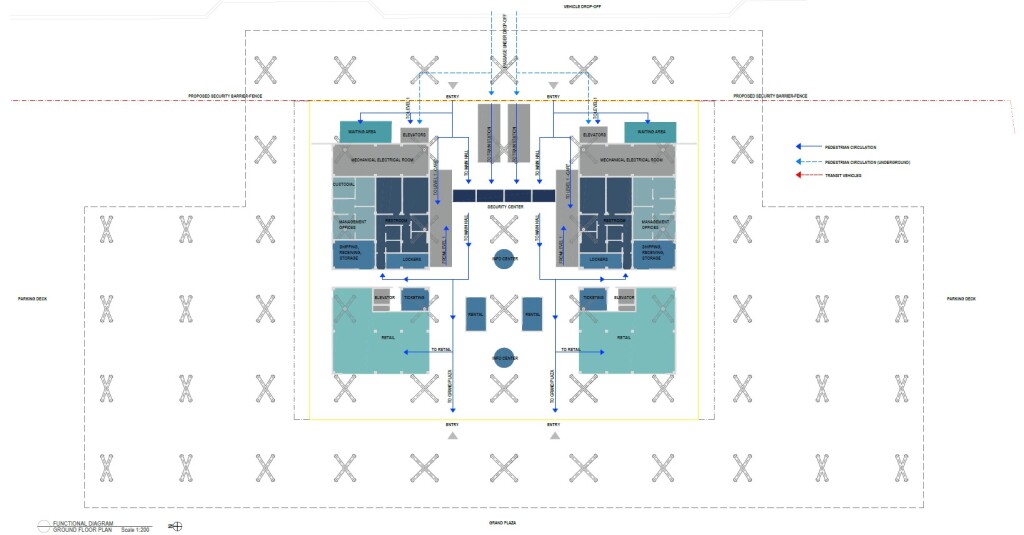 Planimetria del Welcome Center