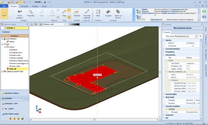 Vista 3D del progetto – Software: Edificius ACCA